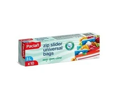 Užspaudžiami šaldymo maišeliai Paclan 137120, skaidri sp., 10 vnt.