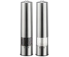 Salter 7522 SSTUR15UP3 Salter Stainless Steel Electric Salt &amp; Pepper Mills