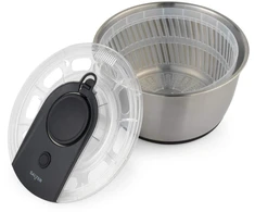 Salter BW14097 Salad Spinner 6L, Sidabrinis