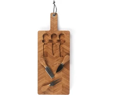 Salter BW14823 Bamboo Cheese Board, Bamboo Wood