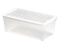 Sandėliavimo dėžė su dangčiu, skirta laikyti Curver 162118, 5,7 l, skaidrios spalvos, 34,3 x 19,5 x 12,5 cm