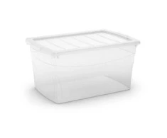 Daiktadėžė KIS, 50 l, skaidri, 58,5×39×30 cm