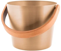 Saunos kibiras Rento champagne, aliuminis, 5 l, 23 x 23 cm, šampano sp.