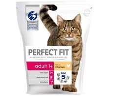 Sausas kačių ėdalas Perfect Fit suaugusioms katėms nuo 1 metų, 0,75 kg