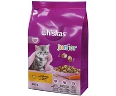 Sausas kačių ėdalas Whiskas Vištiena, vištienos mėsa, 0,3kg