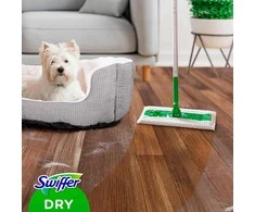 Sausās grīdas lupatas pievienošana Swiffer, dažādiem stāviem, 18 gab.