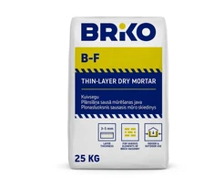 Sausasis mūro mišinys blokeliams „Briko B-F“, 25 kg