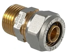 Savelkama sprausla TDM Brass 1030, 16mm x 3/4", misiņš/niķelis