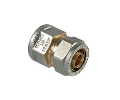 Savelkama sprausla TDM Brass 1035, 16mm x 3/4", misiņš/niķelis