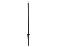 Įsmeigiamas lauko šviestuvas Viokef Bar, 1W, LED, IP65, juoda sp., 1 cm x 50 cm