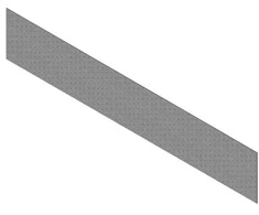 Savienojošā lente Arras, 1200 mm x 40 mm x 2 mm