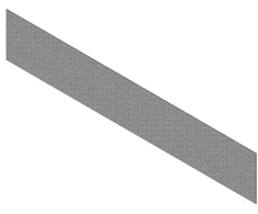 Savienojošā lente Arras, 1250 mm x 60 mm x 2 mm
