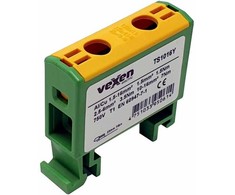 Jungtis Vexen Electric TS1016Y, 1,5–16 mm², geltonas / žalios spalvos