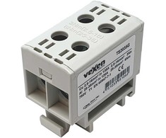 Jungiamasis gnybtas Vexen Electric TS2035G, 2 × 2,5–35 mm², pilkos spalvos.