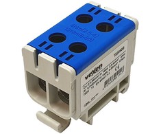 Suvirinimo gnybtas Vexen Electric TS2050B, 2x2,5-50 mm², mėlyna sp./pilka sp.