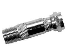 Okko Jungčių rinkinys TV kabeliui CA10A, 6,5 mm, sidabrinės spalvos.