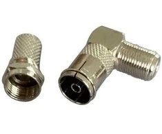 Okko Jungčių rinkinys TV kabeliui CA10A, 6,5 mm, sidabrinės spalvos.