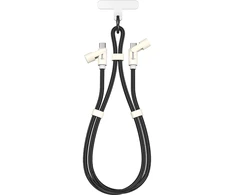 Sbox LANYARD Juodas Type-C -Type-C 1.5m Juodas