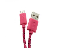 Sbox Technology Sbox USB->Micro USB 1M USB-1031P rožinės spalvos