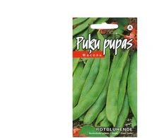 Kurzemes Seklas Raudonžiedžių pupelių sėklos 15g Rotbluhende