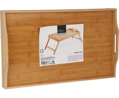 Padėklas C80653810, 50 cm x 30 cm x 21 cm, rudas, bambukas