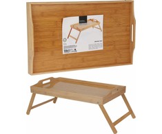 Padėklas C80653810, 50 cm x 30 cm x 21 cm, rudas, bambukas