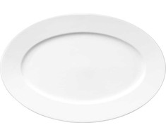Serviravimo lėkštė Domoletti Daily 0092500020002, skersmuo 33 cm, baltos spalvos, porcelianinė