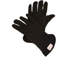 SG Cimdi tekstila ar PVC mikropunktējumu, melni 8.izm.