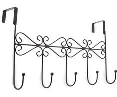 Domoletti HANGER 5 HOOKS D5 2-C1039.18 Juodas