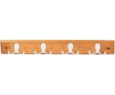 Domoletti HANGER 4 HOOKS HP14304XCHROM BEECH