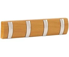 Domoletti HANGER 4 HOOKS HP22704PS CHROM BEECH