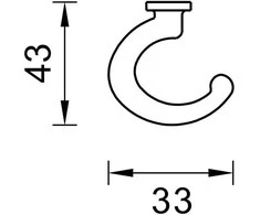 Domoletti HANGER FURN WK12 MAT NI (10/100)