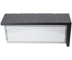 Sieninis šviestuvas Sieninis lauko šviestuvas Spectrum. 20W. LED. IP65. juodas.