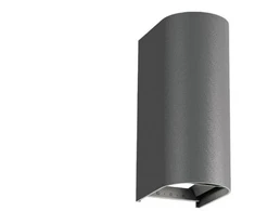 Āra sienas lampa Viokef Azores, 20W, LED, IP65, tumši pelēka, 14.1 cm x 23 cm