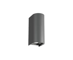 Āra sienas lampa Viokef Azores, 20W, LED, IP65, tumši pelēka, 14.1 cm x 23 cm