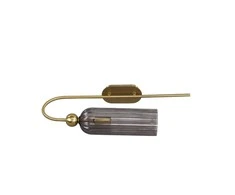 Sieninis šviestuvas Lampa sienas Light Prestige Piega LP-939/1W smoked, E14, 1 x 40 W