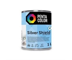 Sienų dažai Pentacolor Sidabrinis Shield, balta sp., 1 l