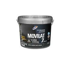 Sienų dažai Rilak Movilat 7, juoda sp., 3.6 l