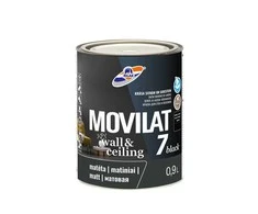 Sienų dažai Rilak Movilat 7, juoda sp., 0.9 l