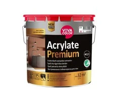 Sienų dažai Vivacolor ACRYLATE PREMIUM, balta sp., 2.7 l