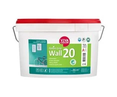 Sienų dažai Vivacolor Žalias Line Wall 20, balta sp., 7.2 l