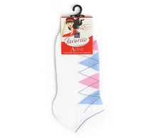 Moteriškos kojinės Bisoks, baltos spalvos, 39-42