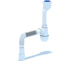 Sifoninis pisuaras Ani Plast U1016, 32 mm, baltas.
