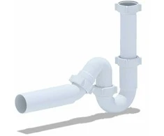 Ani_Plast Plautuvės sifonas 11/2×40. vamzdelis ø50