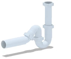 Sifonas plautuvei Ani Plast DY0125EU, 50 mm