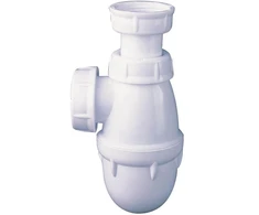 Sifons notekai Nicoll 552, 85 mm, 40 mm, balta krās.