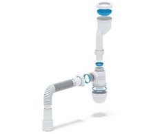Sifoninis pisuaras Ani Plast U1016, 32 mm, baltas.
