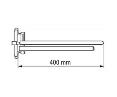 Sildelements Gnali Bocia WE405, 2500 W