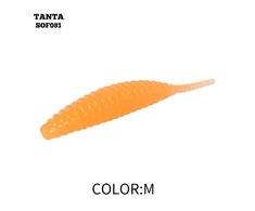 Silikoninis masalas AsaTsuri Tanta Hot Oranžinis, ilgis 2,5 cm,.20vnt
