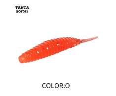 Silikoninis masalas AsaTsuri Tanta Hot Raudona, ilgis 2,5 cm, 20vnt